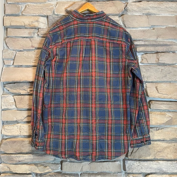 LL Bean Plaid Button Down Flannel Shirt Men’s Sz XL - Picture 2 of 10